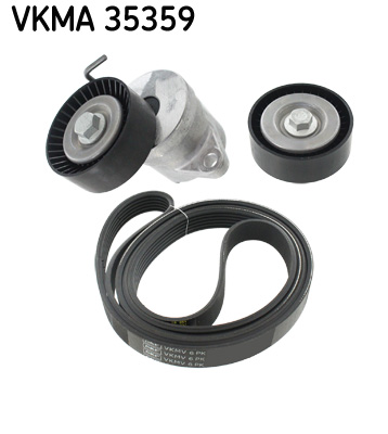 SKF VKMA35359 Hosszbordásszíj+ görgő, szíjkészlet